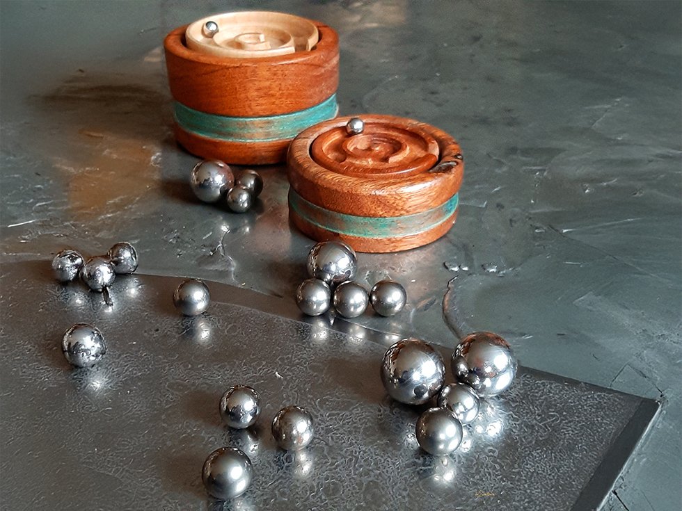 Geduld, Geduld - kleine Kugelbahnen...